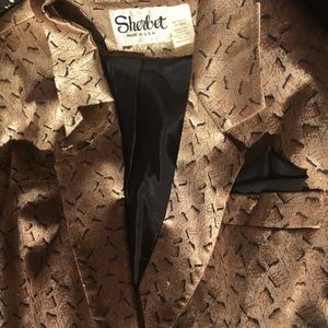 Vintage shiny gold blazer